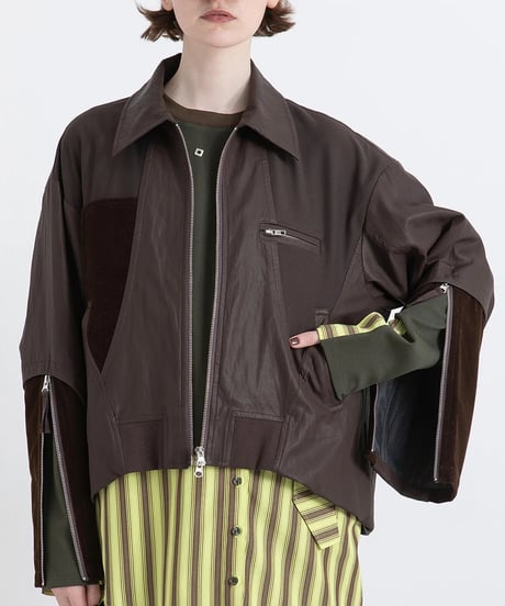 AULA AILA　アウラアイラ　バルーンヘムブルゾン BALLOON HEM BLOUSON 1253-02014 本州送料無料！