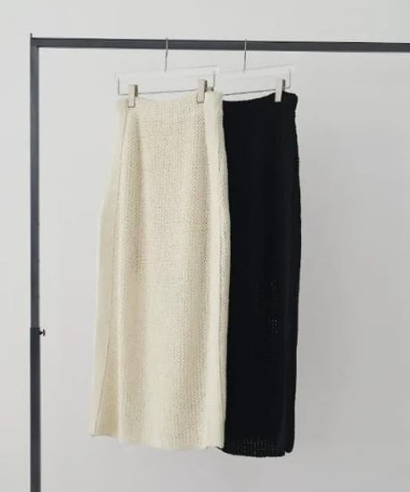 anuke アンヌーク Crochet Knit Skirt 62610804 本州送料無料！3月中旬～4月中旬発送予定