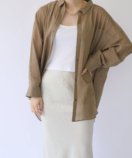 ACUTA  アクータ コットンボイル2WAYシャツ カシュクール2wayシャツ　1007384910073849