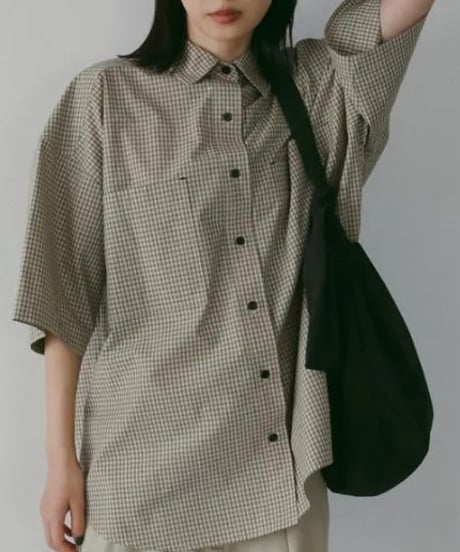 anuke アンヌーク Check Over Shirts 62610416 本州送料無料！3月中旬～4月中旬発送予定
