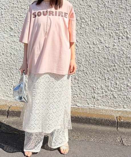 ROSIEE　ロージー BIGシルエットロゴプリントTシャツ R830306 2026NEWARIIVAL