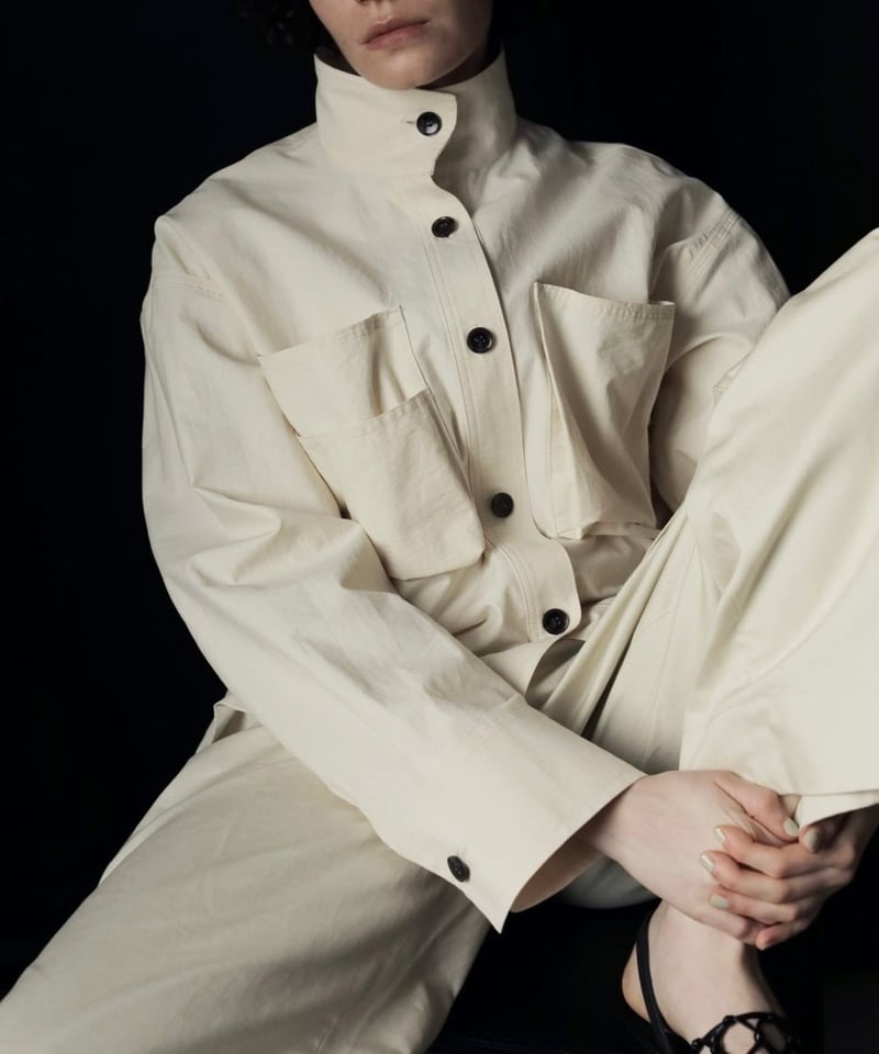 anuke アンヌーク Pocket Standcollar Shirts 62520408