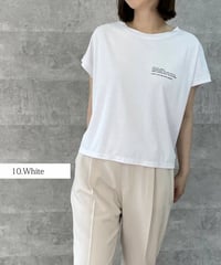 Anna Kerry　アンナケリー　スモールロゴトップス　27252905　2025夏物新作