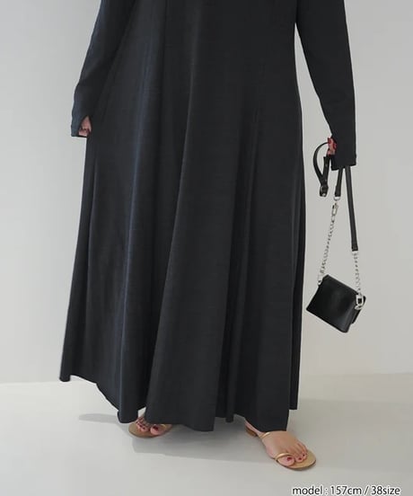YENN イエン　SLUB FLARE DRESS　Y254-51135　本州送料無料！予約