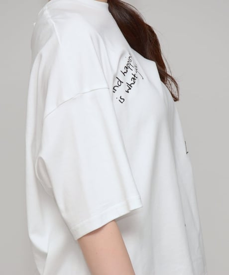 Praia　プライア 【360度こなれる】 マルチグラフィック・フレアTシャツ - LEO-2674 (2026NEWARIIVAL)