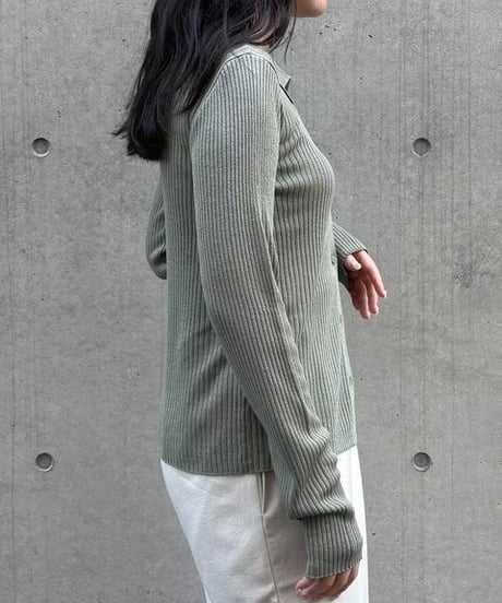 &g'aime アンジェム シアーラメポロニット 986-67002 2026NEWARIIVAL