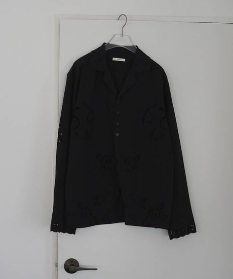 anuke アンヌーク　Cutwork Opencollar Shirts　62610418