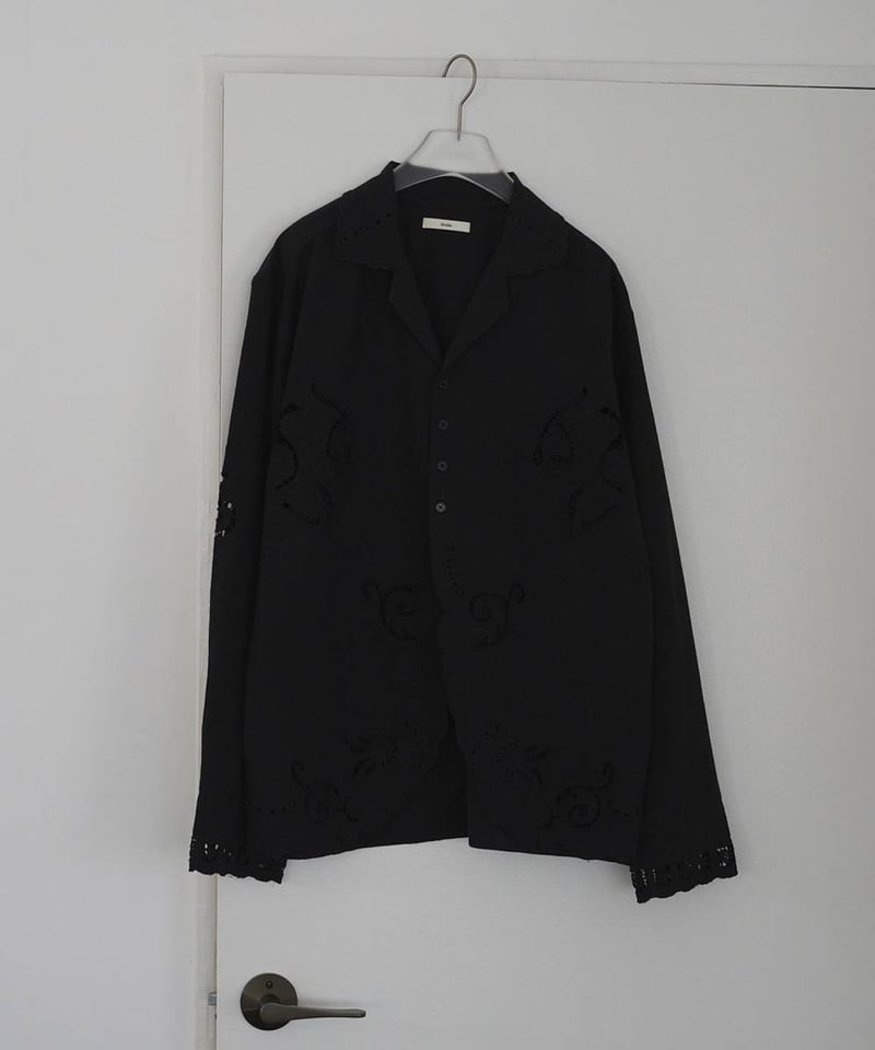 anuke アンヌーク Cutwork Opencollar Shirts 62610418