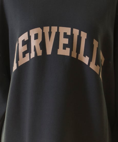 cafune カフネ PASSIONE パシオーネ ROBE　ローブ　volume sleeve logo sweat pullover 435956