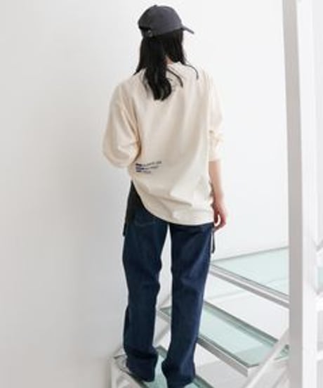 Ungrid (アングリッド) ヴィンテージウォッシュロゴロングスリーブTee 1125127131