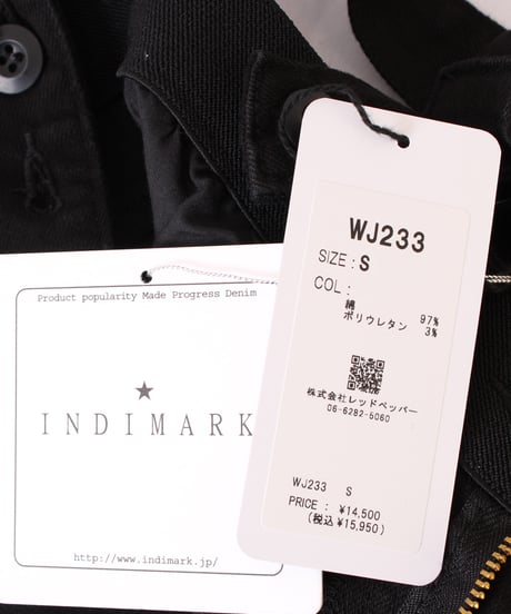 INDIMARK  インディマーク　デニム　　デニムサロペット　WJ233　2026NEWARIIVAL