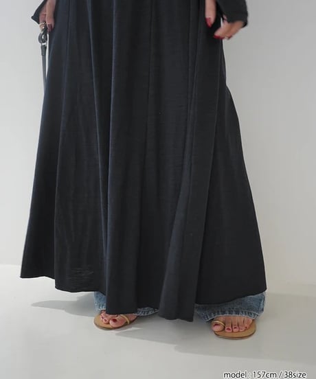 YENN イエン　SLUB FLARE DRESS　Y254-51135　本州送料無料！予約