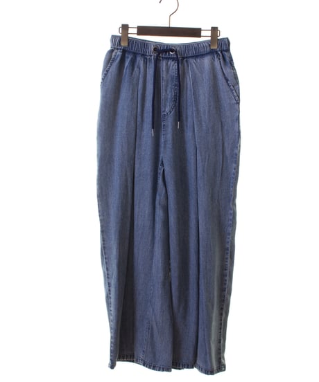 Ashley＆Bros　33℃ デニム風　テンセルタックワイドパンツ bc601305
