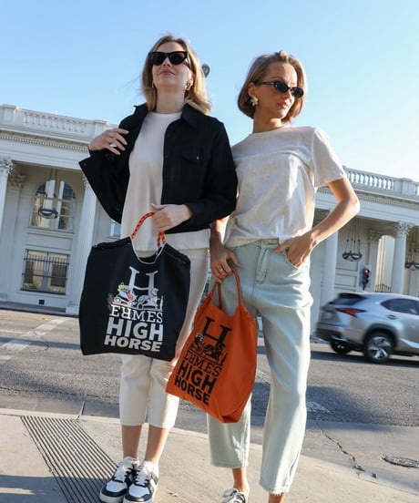 Account　アカウント　MICALLE MICALLE　ミカーレミカーレ HORSE TOTE BAG　エコバッグ