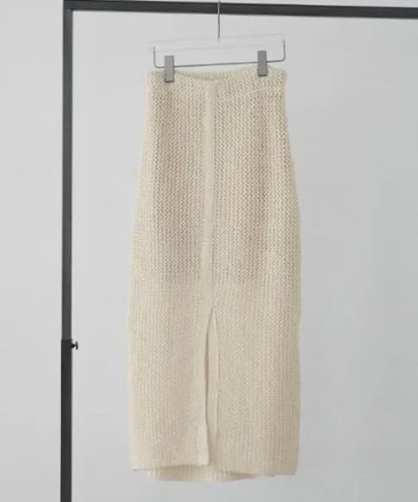 anuke アンヌーク Crochet Knit Skirt 62610804 本州送料無料！3月中旬～4月中旬発送予定