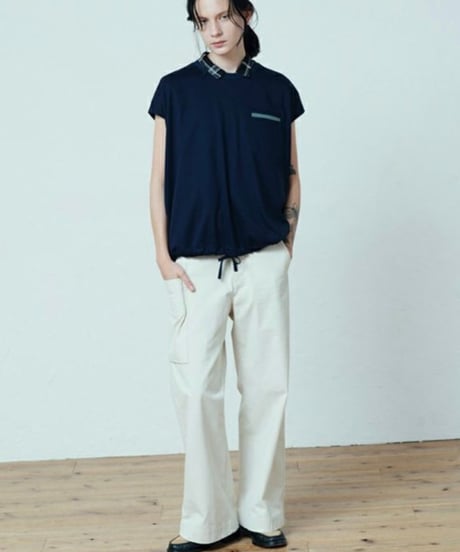 Garance et Vio Lette ギャランスエトヴィオレット  ノースリーブポッケTEE 24165-1294A