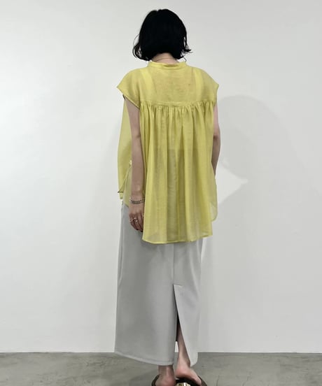 minkchair　ミンクチェアー　FOSI. フォーシ MICHNESS ノーカラーギャザー切替BL　M10005 (2026NEWARIIVAL)