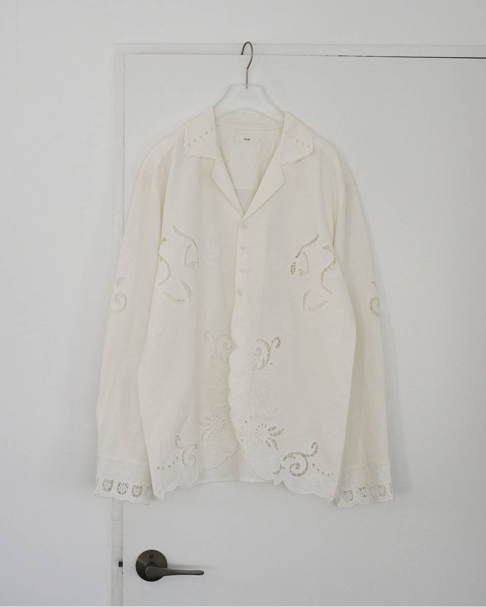 anuke アンヌーク Cutwork Opencollar Shirts 62610418