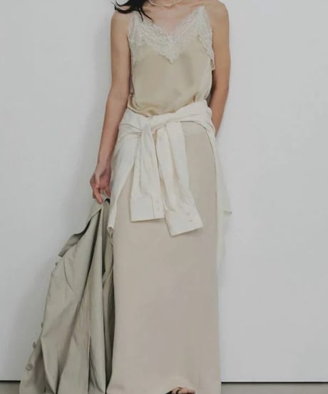 anuke アンヌーク Satin Lace Camisole 62610425 5月下旬発送予定