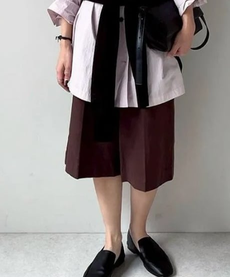 anuke アンヌーク Linen Half Pants 62610705 本州送料無料！3月中旬～4月中旬発送予定