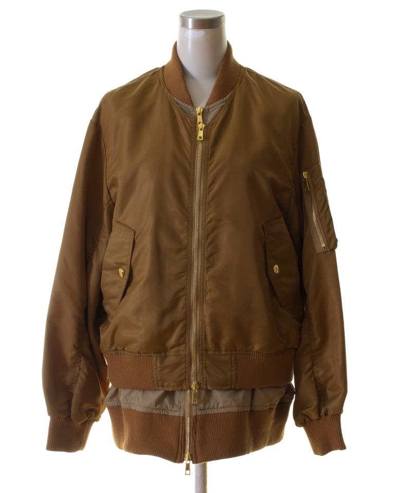 RISLEY リズレー MA-1 layered clothing blouson R2403
