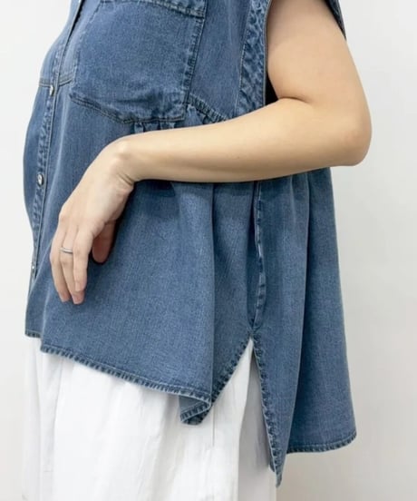 CYNICAL シニカル セルロースデニムフレンチシャツ 612-95085 2026NEWARIIVAL