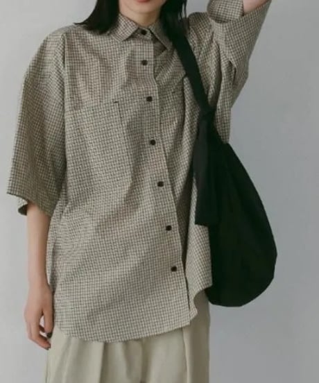anuke アンヌーク Check Over Shirts 62610416 本州送料無料！3月中旬～4月中旬発送予定