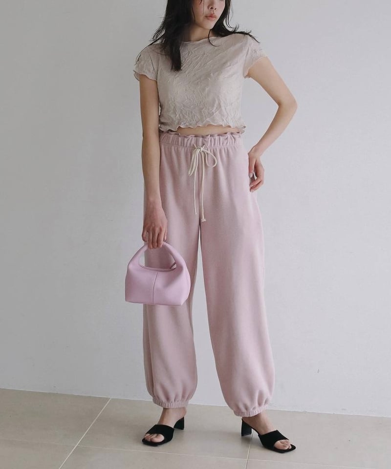 anuke アンヌーク Squaretoe Velour Mule 62611027 | De