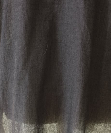 PASSIONE パシオーネ ROBE　ローブオーバーサイズ フレンチスリーブ デニム シャンブレー シャツ  626911 2026NEWARIIVAL