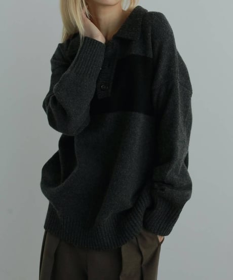 anuke アンヌーク　Wool Polo Knit　62520504 SALE