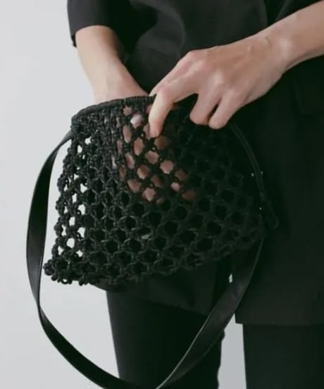 anuke アンヌーク Macrame Shoulder Bag 62611014 5月中旬発送予定