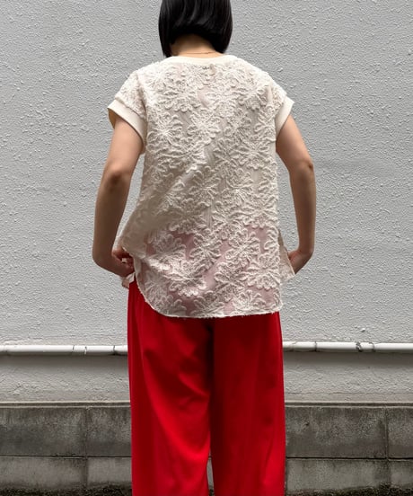 Anna Kerry　アンナケリー ジャガードトップス  01262701