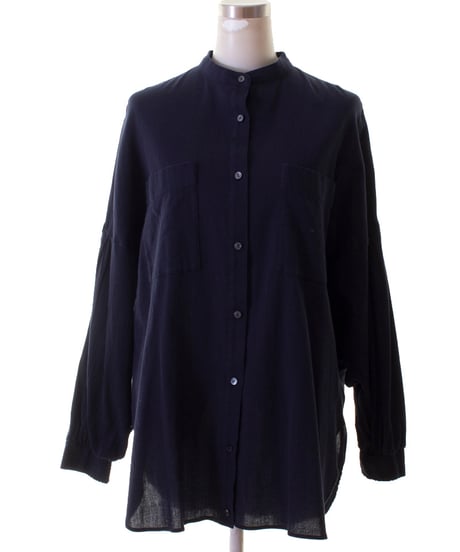 PASSIONE パシオーネ ROBE　ローブバンドカラーワイド幅コットンブラウス 616959 2026NEWARIIVAL