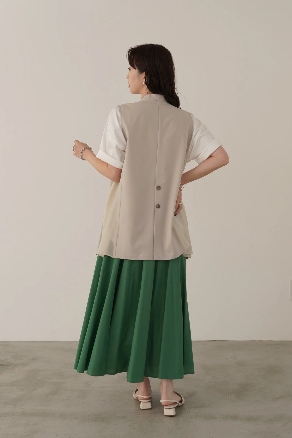 mink chair (ミンクチェアー) ウエストリブスカート23126a | Deargo