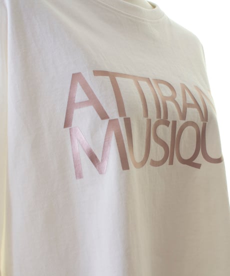 MARIED'OR　マリードールATTIRANT MUSIQUE ロゴ光沢　ロンTEE　30108 2025SPRING