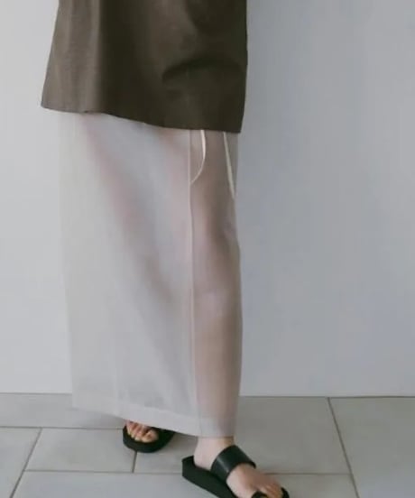 anuke アンヌーク Sheer Knit Skirt  62610802  本州送料無料！3月中旬～4月中旬発送予定