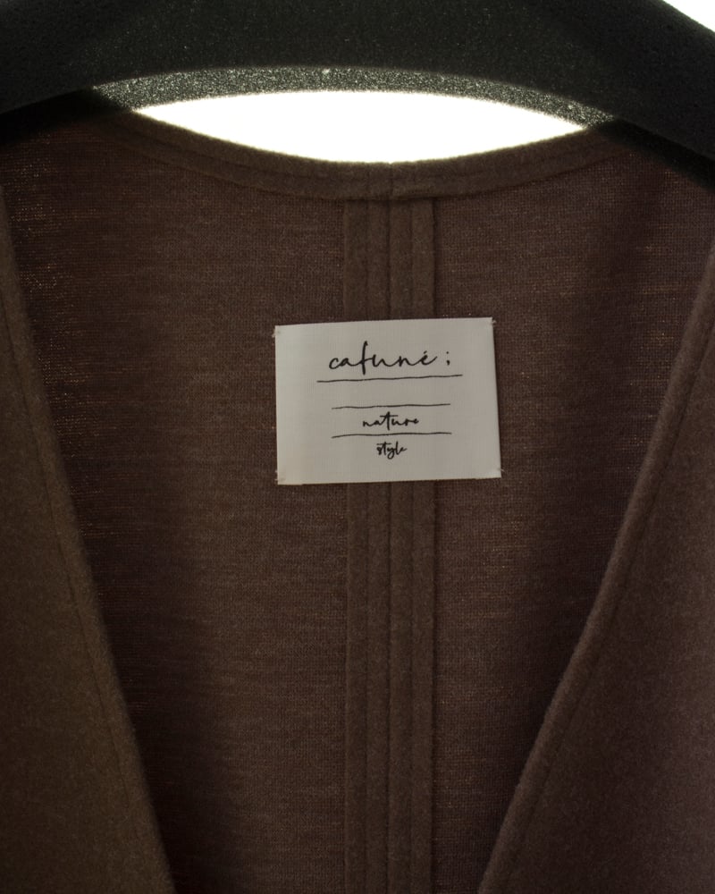 cafune カフネ PASSIONE パシオーネ ROBE ローブ 一枚仕立てVネック