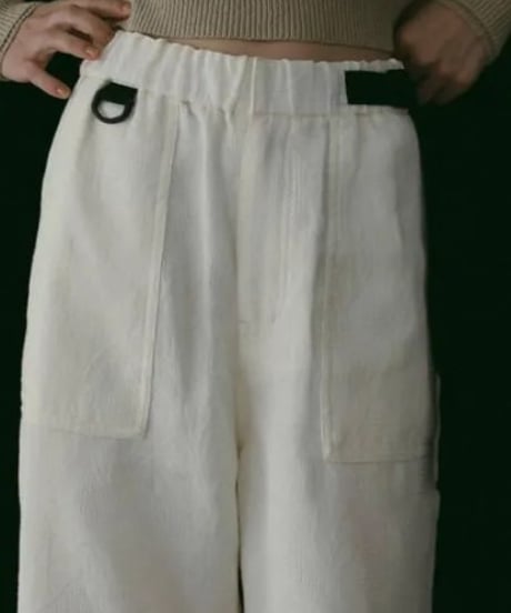 anuke アンヌーク Jacquard Drawstring Pants　62610707　本州送料無料！5月中旬～6月中旬発送