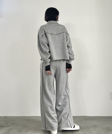minkchair　ミンクチェアー　FOSI. フォーシ-FOSI.-ミニ裏毛ワイドパンツ　F2155
