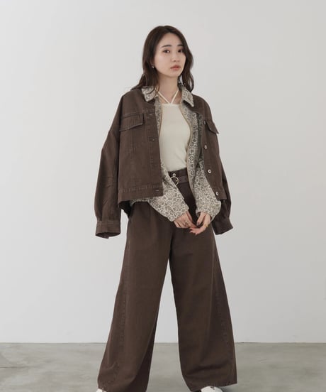 mink chair ミンクチェア　サイドシームデニムパンツ　23151　本州送料無料！