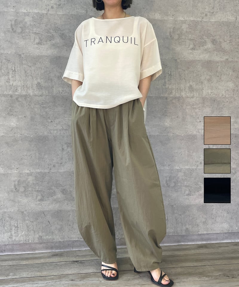 アンナケリーモロッコパンツカーキ美品