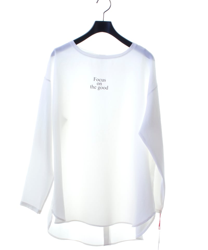 Dignite collier ホワイト Tシャツ SALE！Dignite collier ディニテコリエ 2WAYフォトTシャツ 80256304