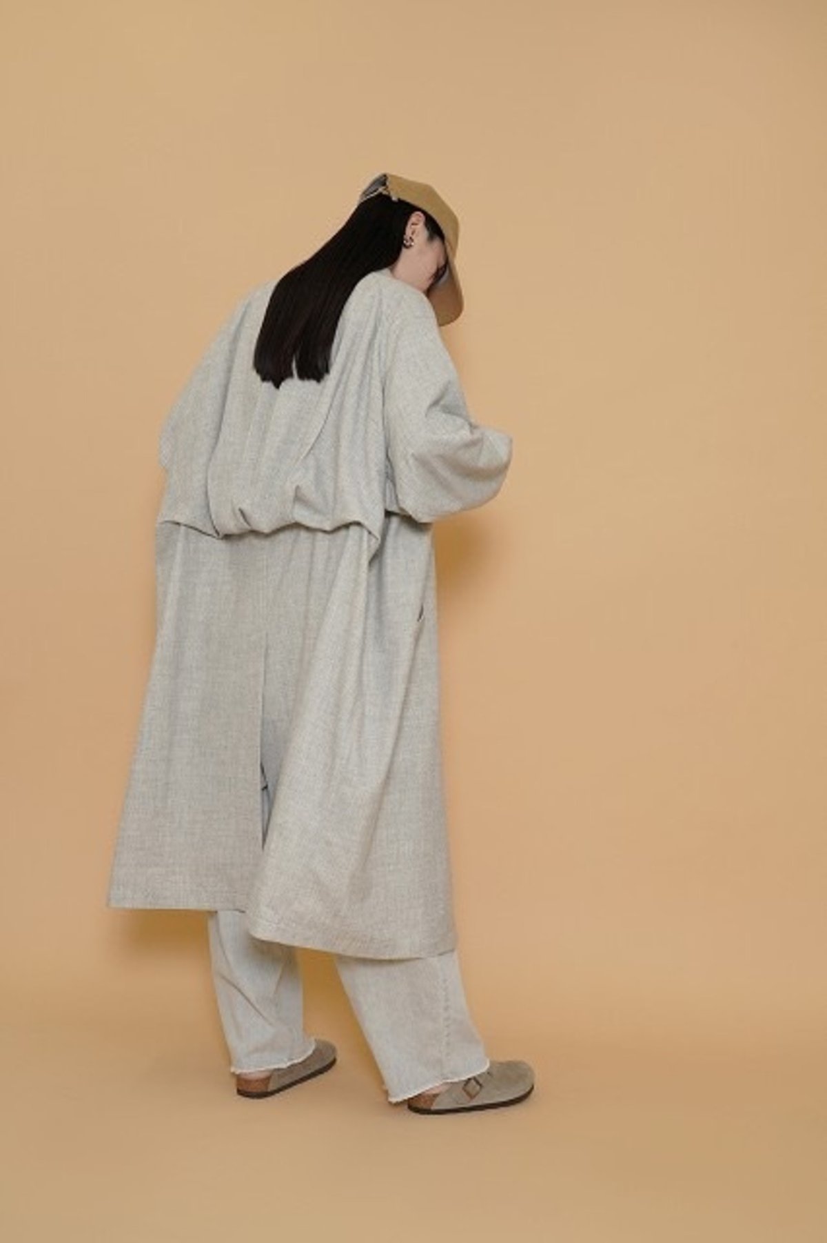 CYAN TOKYO シアン トウキョウ エアリーバックウーリーコート