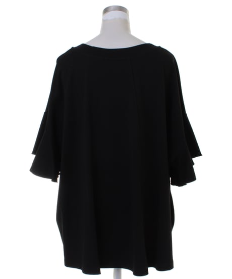 ayane　アヤン ラッフルスリーブフレアTシャツ 836617 (2026NEWARIIVAL)