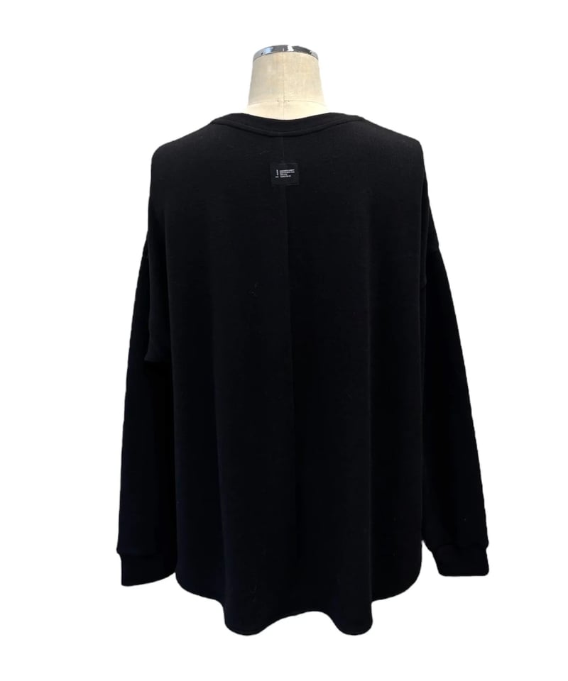 ayane アヤン プレーティングリブ生地クルーネックロンT 875811 2025AW