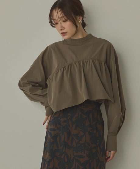 hunch ハンチ ポリエステルブロード 前後2WAYフリルシャツ WLN5185 2026NEWARIIVAL