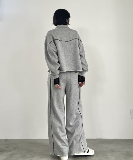 minkchair　ミンクチェアー　FOSI. フォーシ-FOSI.-ミニ裏毛ワイドパンツ　F2155