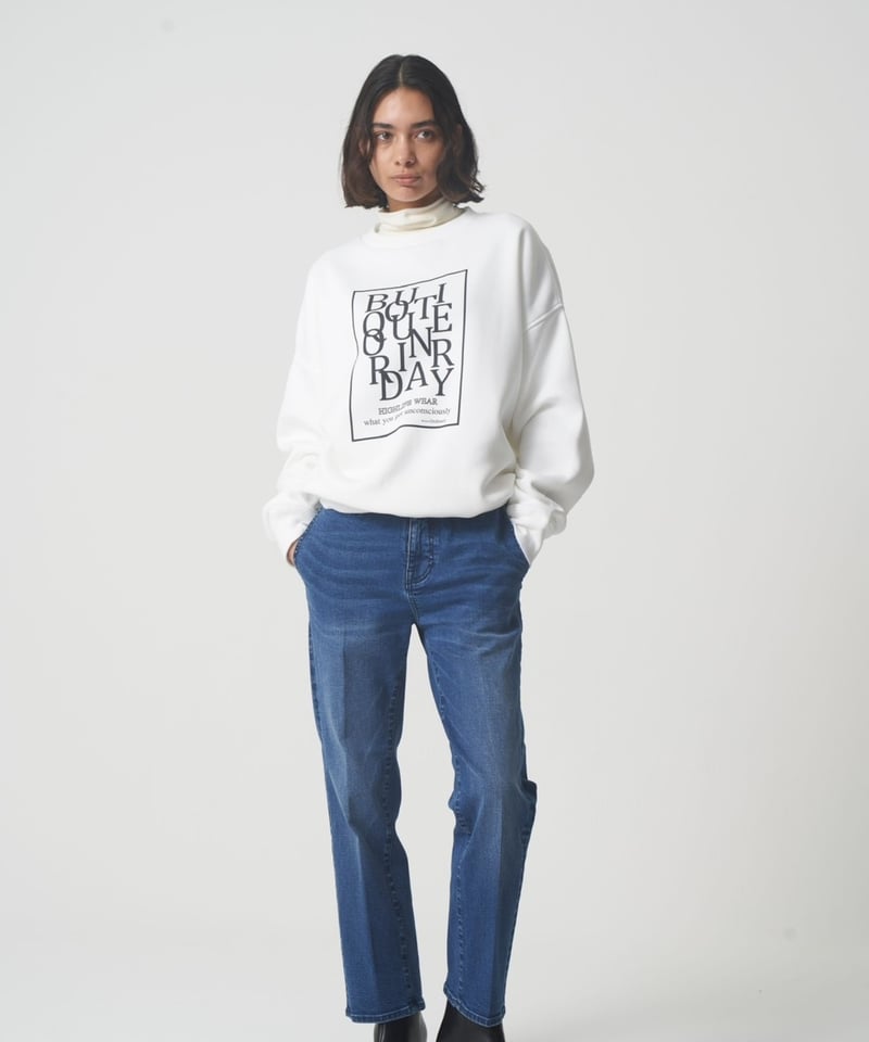 Boutique Ordinary ブティークオーディナリー Typography Sweat...