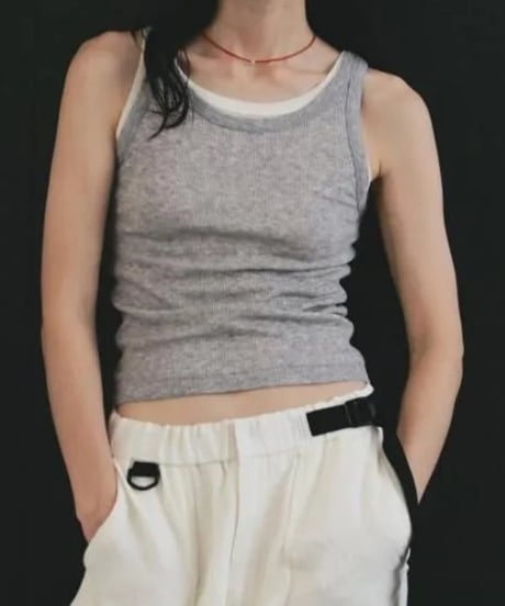 anuke アンヌーク Wool Rib Tanktop 62610614 本州送料無料！4月中旬～5月中旬発送予定
