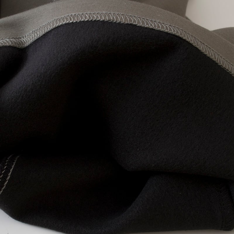 Dignite collier ディニテコリエ 裏起毛カットカーブパンツ カット裏